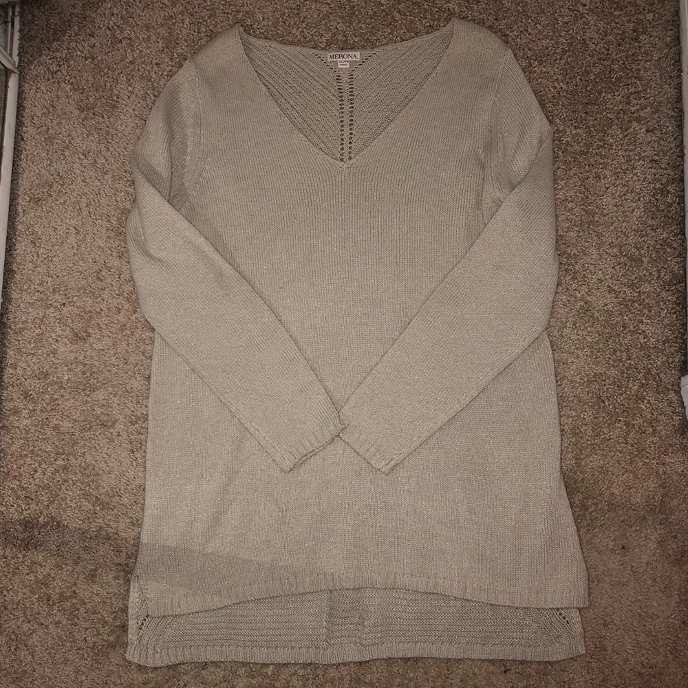 Merona women’s XL cream sweater